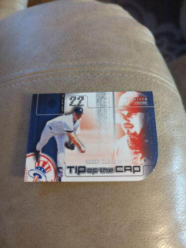 Roger Clemens #15 Baseball Cards 2001 Fleer Genuine Tip of the Cap
