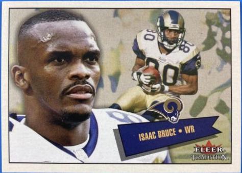 Isaac Bruce #8 Football Cards 2001 Fleer