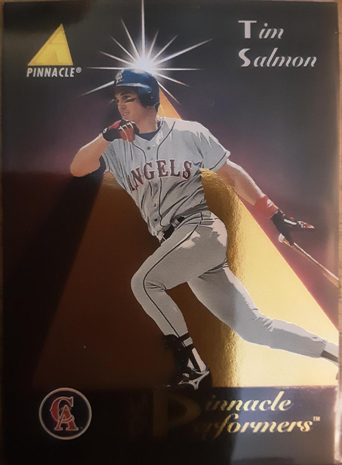 Tim Salmon #PP-8 Baseball Cards 1995 Pinnacle Performers