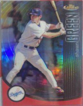 Shawn Green #20 Baseball Cards 2001 Finest