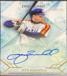Jeff Bagwell #AC-JBA Baseball Cards 2020 Topps Diamond Icons Autographs