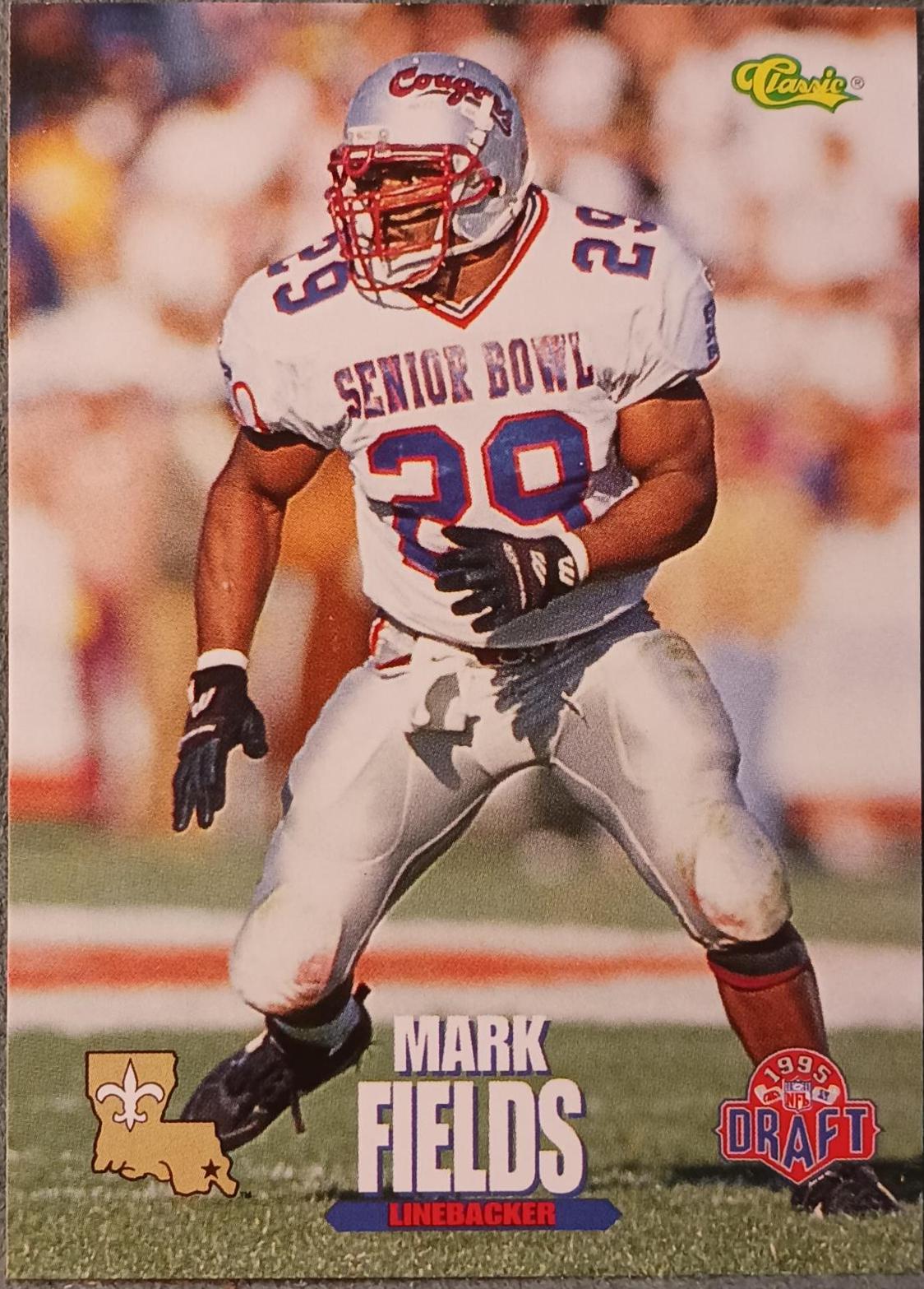 Mark Fields #13 Football Cards 1995 Classic NFL Rookies