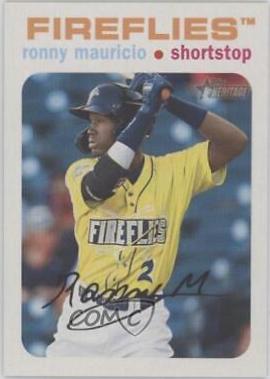 Ronny Mauricio #17 Baseball Cards 2020 Topps Heritage Minor League