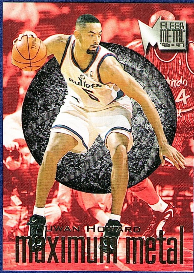 Juwan Howard #11 Basketball Cards 1996 Metal Maximum Metal