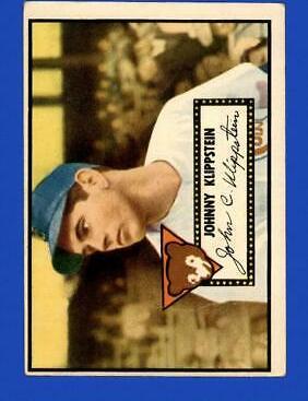 Johnny Klippstein #148 Baseball Cards 1952 Topps