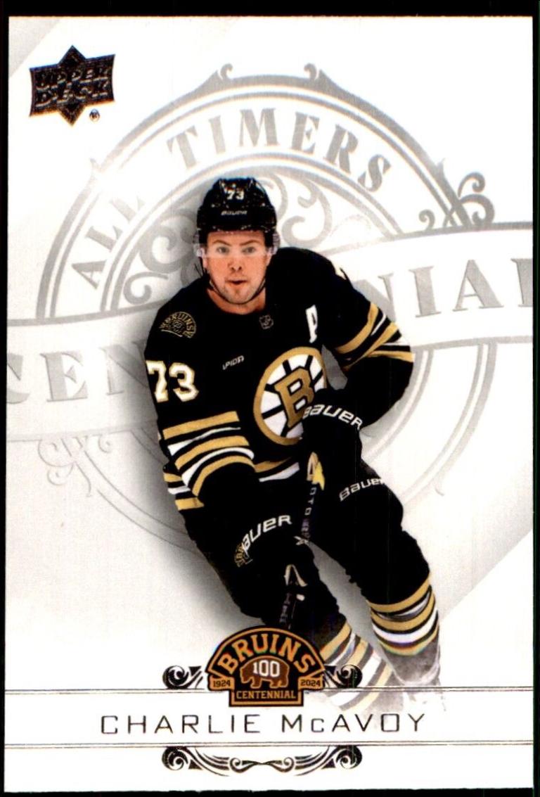 Charlie McAvoy #100-15 Hockey Cards 2023 Upper Deck Boston Bruins Centennial All-Timers
