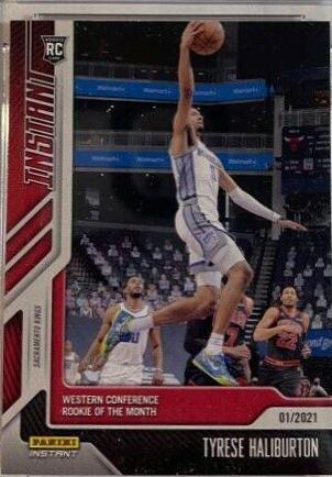 Tyrese Haliburton #64 Basketball Cards 2020 Panini Instant