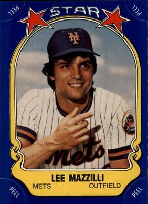 Lee Mazzilli #42 Baseball Cards 1981 Fleer Star Stickers