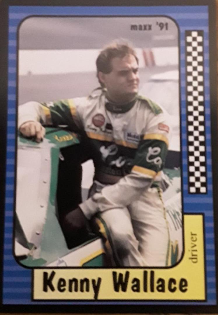 Kenny Wallace #39 Racing Cards 1991 Maxx