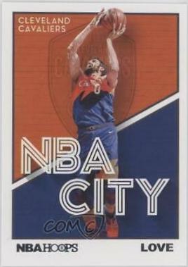 Kevin Love #13 Basketball Cards 2019 Panini Hoops NBA City