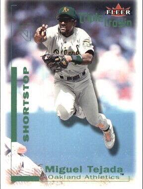 Miguel Tejada #73 Baseball Cards 2001 Fleer Triple Crown