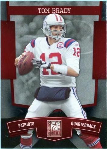 Tom Brady #59 Football Cards 2010 Panini Donruss Elite