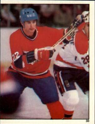 Steve Shutt #33 Hockey Cards 1982 Topps Stickers