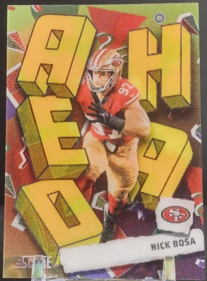 Nick Bosa #SA-NBA Football Cards 2024 Panini Score Step Ahead