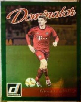 Thomas Muller #24 Soccer Cards 2016 Panini Donruss Dominator