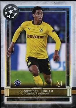 Jude Bellingham #54 Soccer Cards 2020 Topps Museum Collection UEFA Champions League