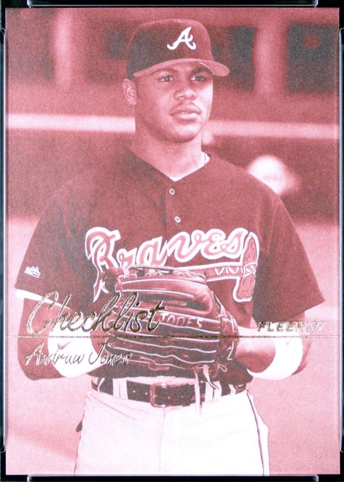 Andruw Jones #493 1997 Fleer Baseball