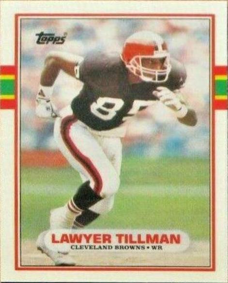 Lawyer Tillman #41T Football Cards 1989 Topps Traded