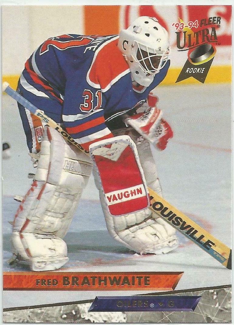 Fred Brathwaite #313 Hockey Cards 1993 Ultra