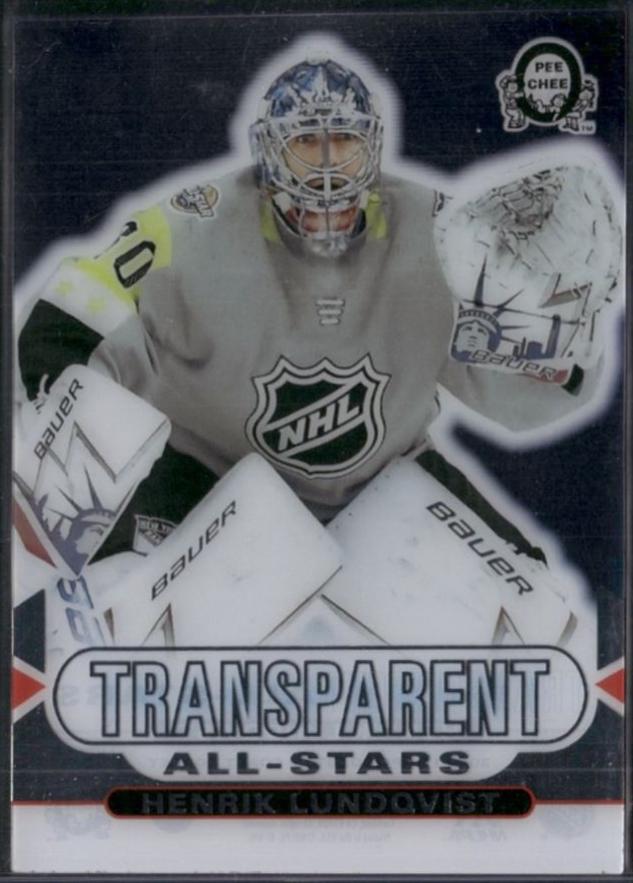 Henrik Lundqvist #CCA-14 Hockey Cards 2018 O-Pee-Chee Coast-to-Coast Transparent All-Stars