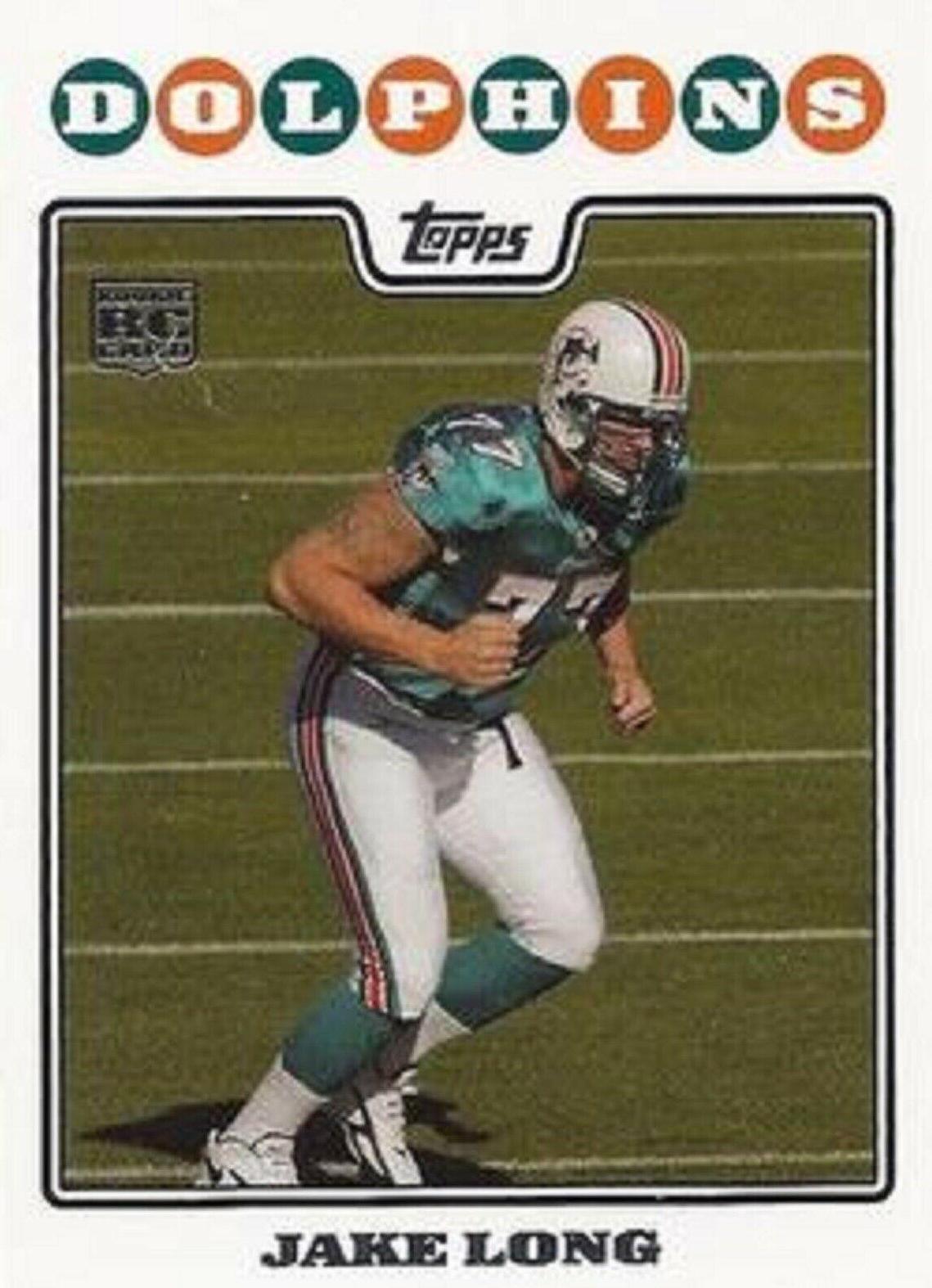Jake Long #387 Football Cards 2008 Topps