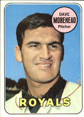 Dave Morehead #29 Baseball Cards 1969 Topps