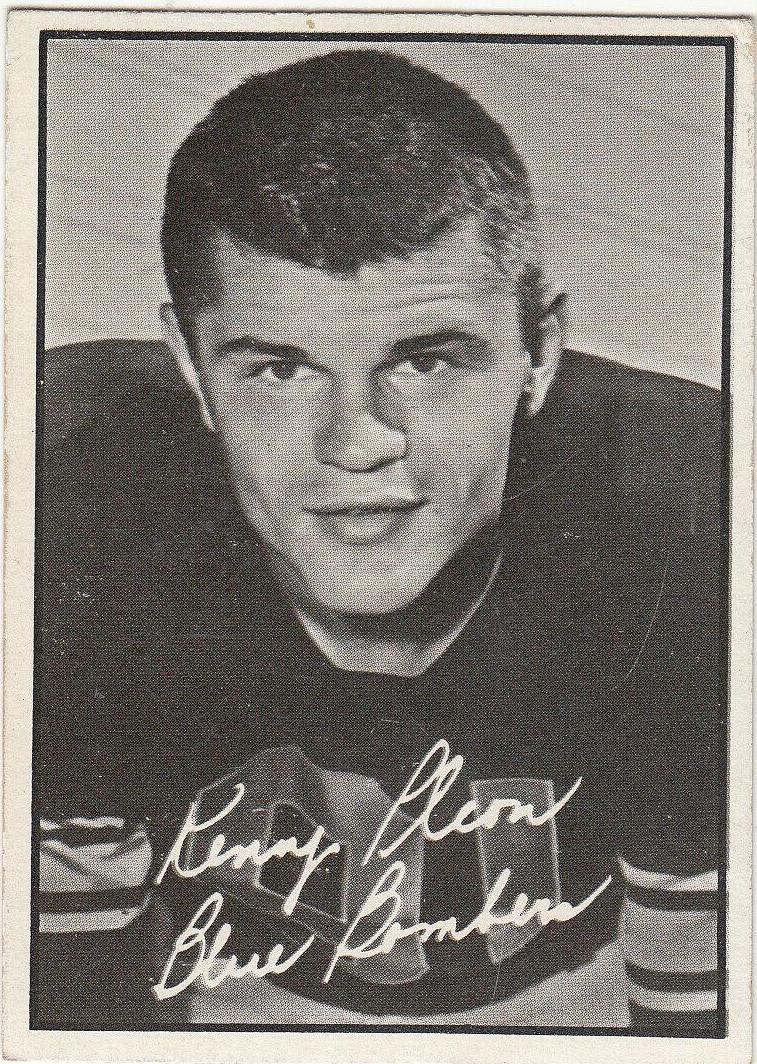 Kenny Pleon #128 1961 Topps Cfl Football