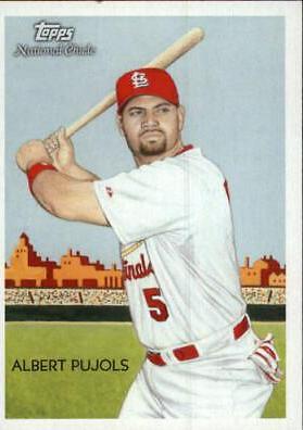 Albert Pujols #1 Baseball Cards 2010 Topps National Chicle