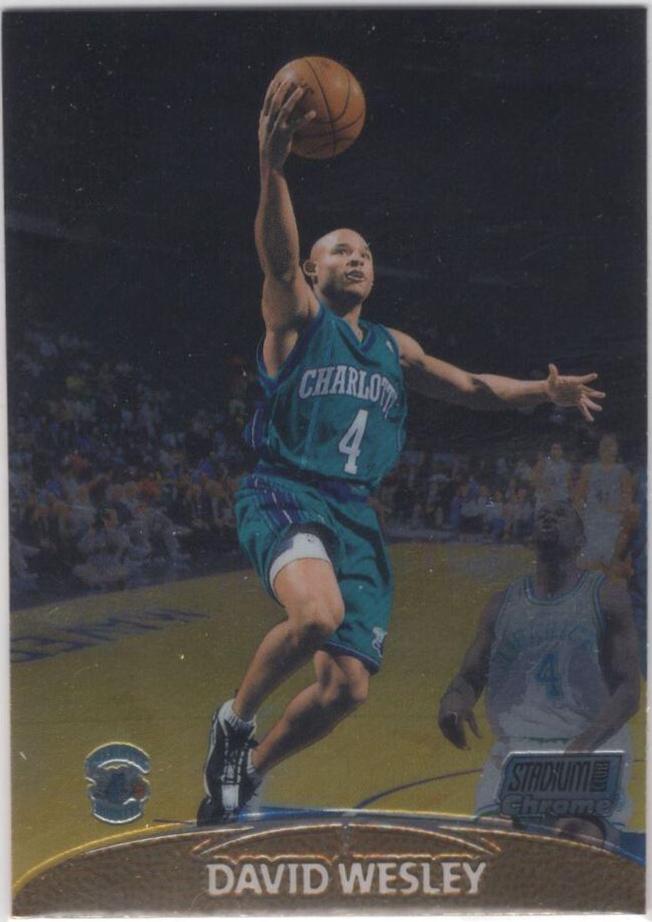 David Wesley #9 Basketball Cards 1999 Stadium Club Chrome