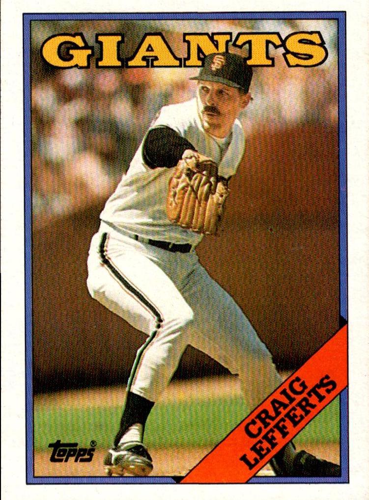 Craig Lefferts #734 Baseball Cards 1988 Topps