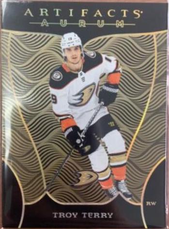 Troy Terry #A-TT Hockey Cards 2022 Upper Deck Artifacts Aurum