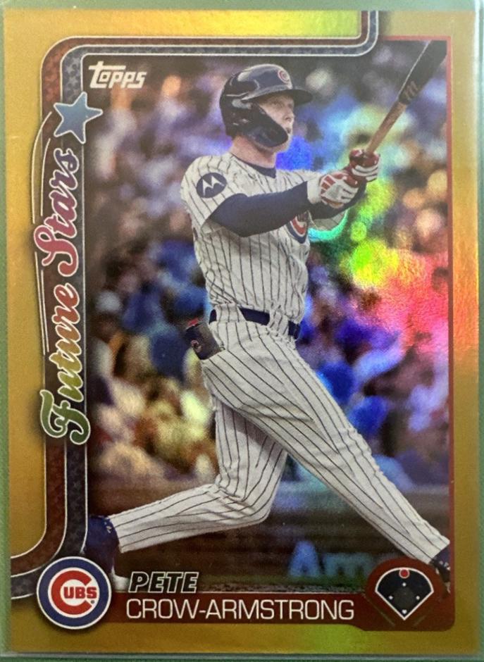 Pete Crow-Armstrong [Gold Rainbow] (2025 Topps)