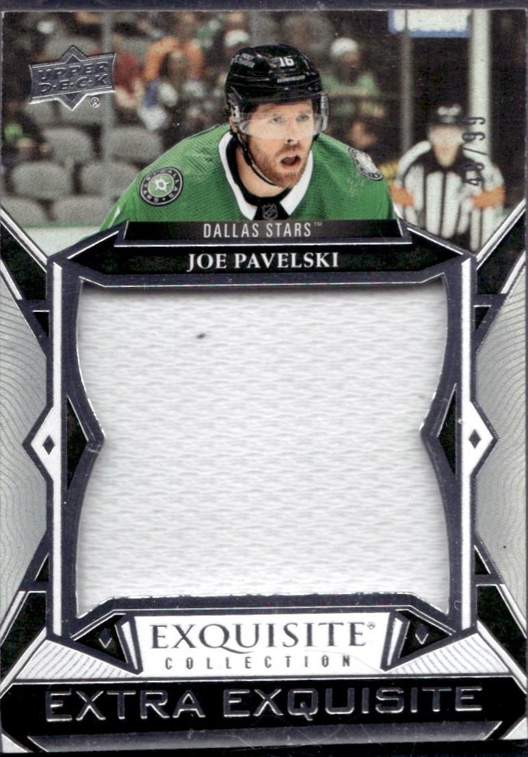 Joe Pavelski #ECE-JP Hockey Cards 2022 Upper Deck Black Diamond Exquisite Collection Extra