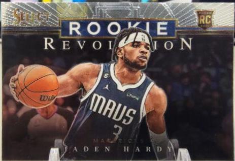 Jaden Hardy #8 Basketball Cards 2022 Panini Select Rookie Revolution