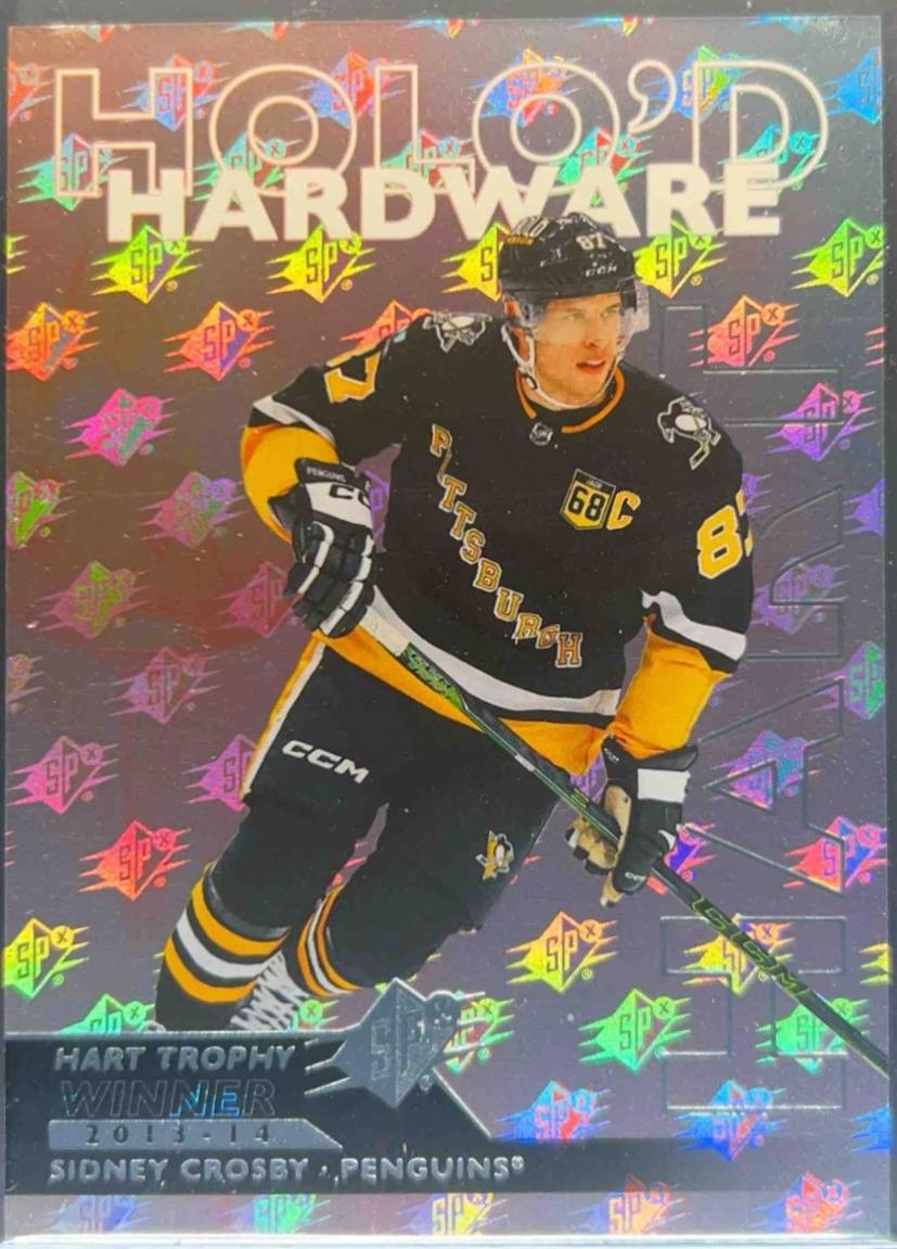 Sidney Crosby #HH-SC Hockey Cards 2024 SPx Holo’d Hardware