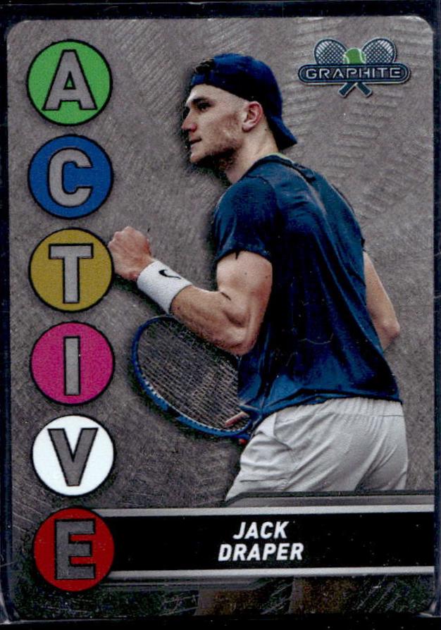 Jack Draper #ACM-21 Tennis Cards 2024 Topps Graphite Active Metal