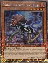 Miscellaneousaurus [Platinum Secret Rare] RA04-EN022