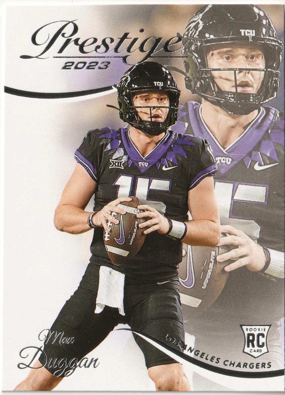 Max Duggan #362 Football Cards 2023 Panini Prestige