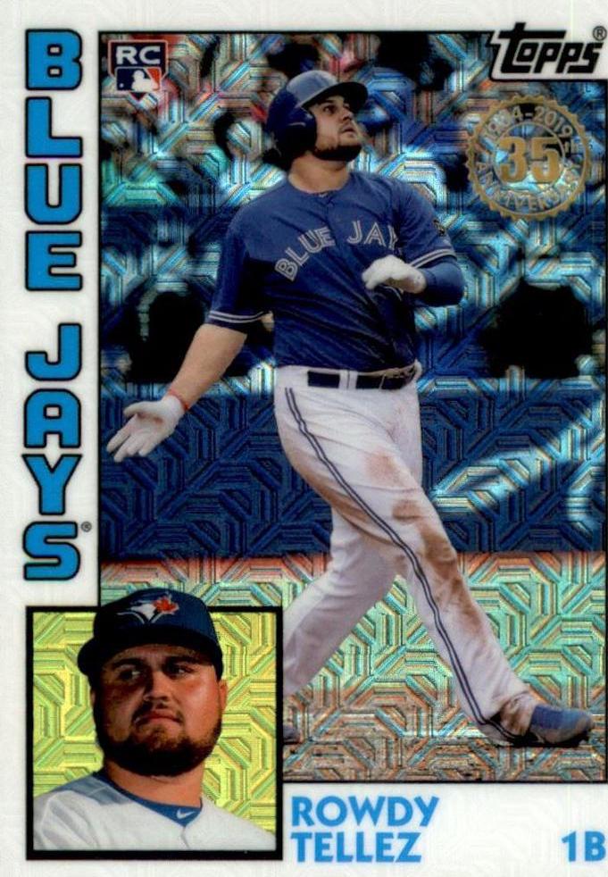Rowdy Tellez #T84-42 Baseball Cards 2019 Topps Silver Pack 1984 Chrome Promo