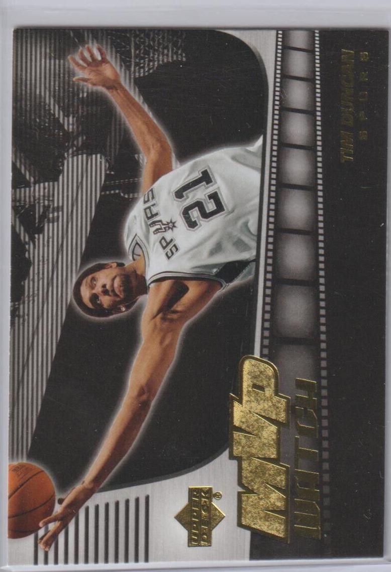 Tim Duncan #MVP-TD Basketball Cards 2006 Upper Deck MVP Watch