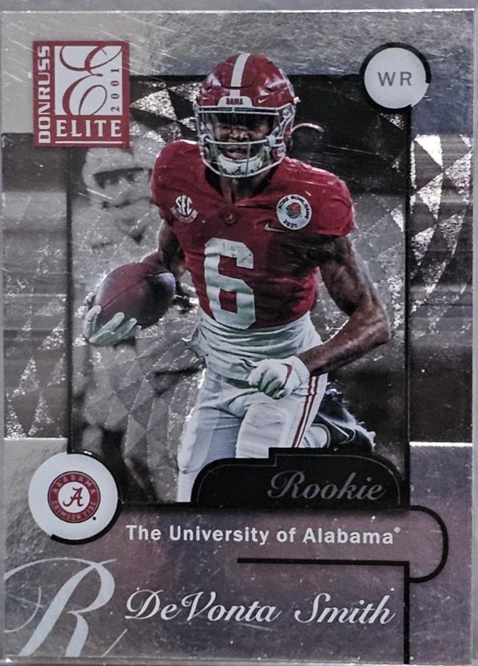 DeVonta Smith #ER10 2021 Panini Donruss Elite 2001 Rookies Football