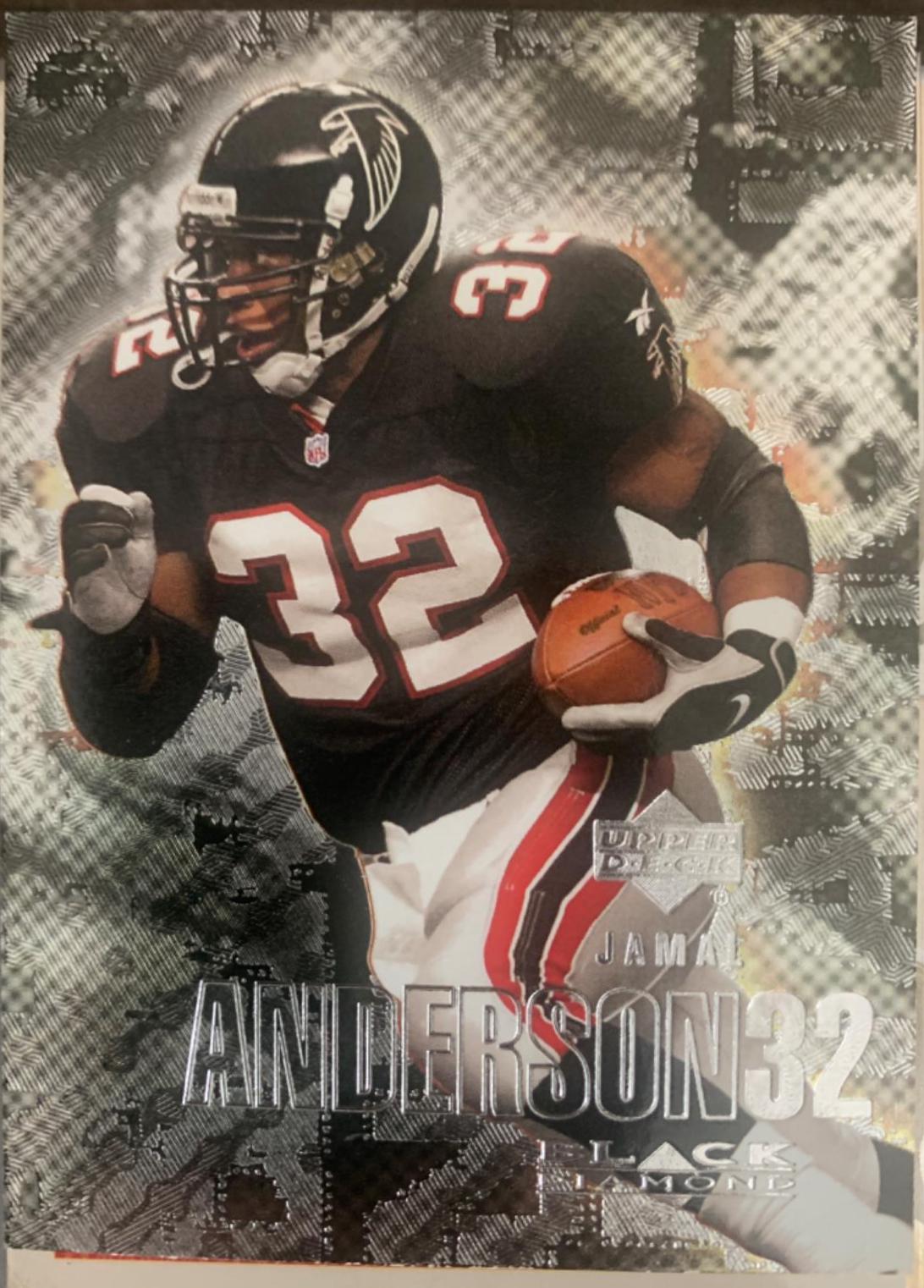 Jamal Anderson #6 Football Cards 2000 Upper Deck Black Diamond