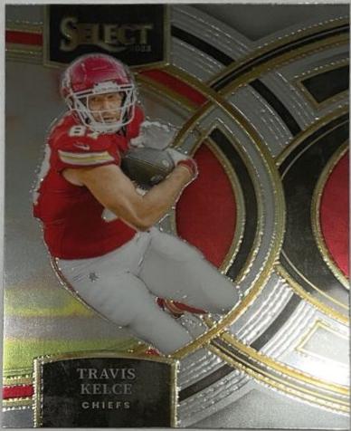 Travis Kelce #150 Football Cards 2023 Panini Select