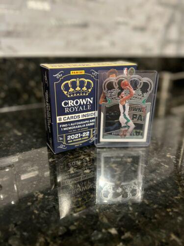 Jayson Tatum #77 Basketball Cards 2021 Panini Crown Royale