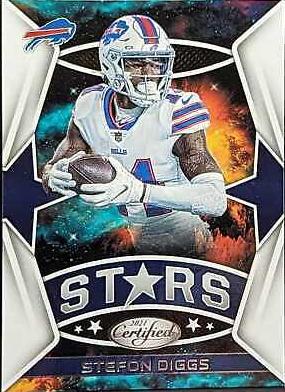 Stefon Diggs #CS-13 Football Cards 2021 Panini Certified Stars