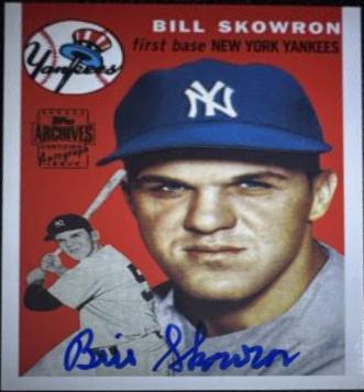 Bill Skowron #43 Baseball Cards 2001 Topps Archives Autographs