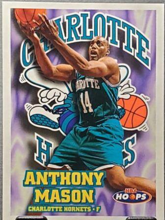 Anthony Mason #22 Basketball Cards 1997 Hoops