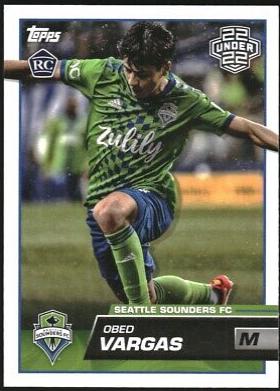 Obed Vargas #27 Soccer Cards 2023 Topps MLS