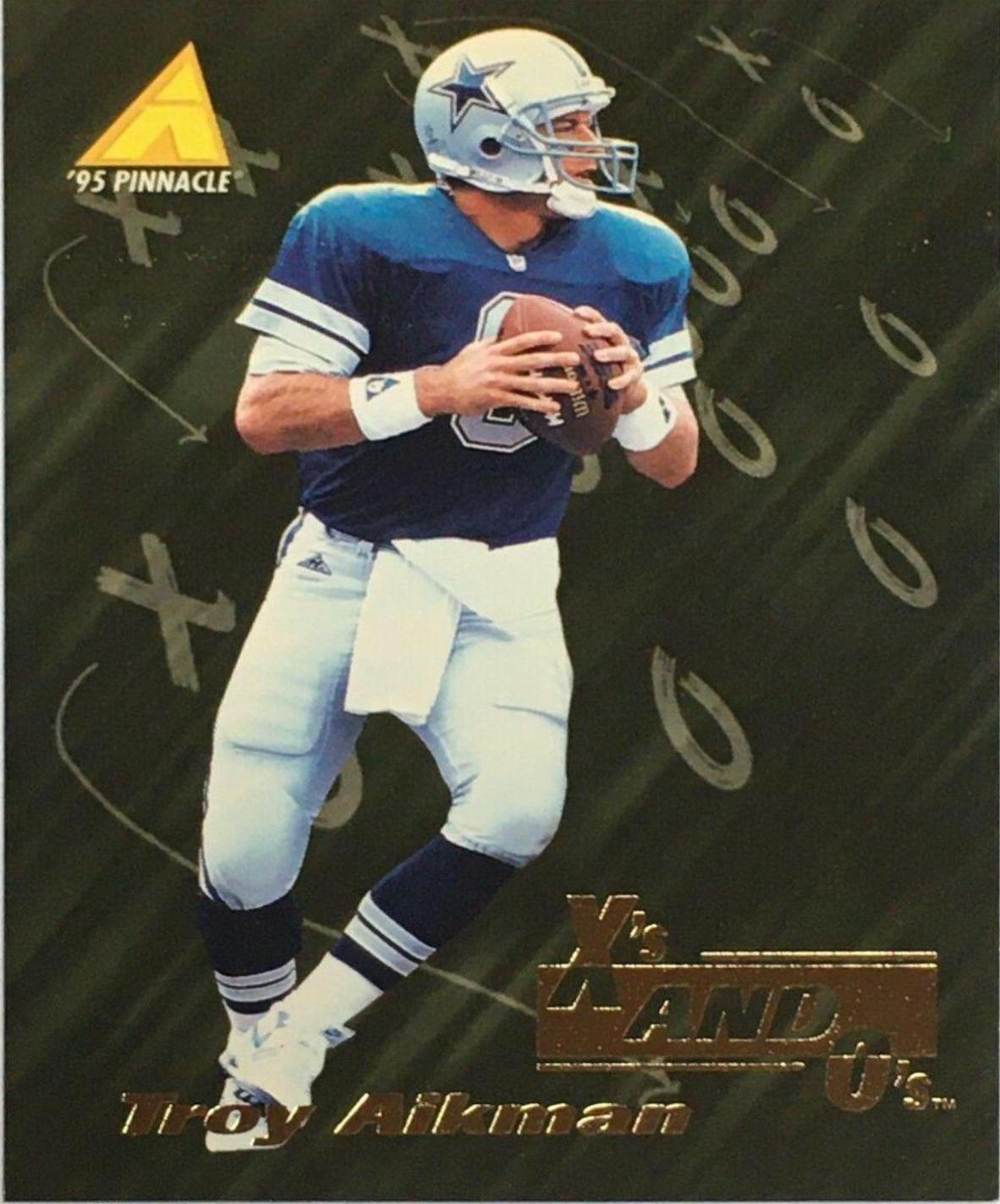 Troy Aikman #25 Football Cards 1995 Pinnacle Club Collection