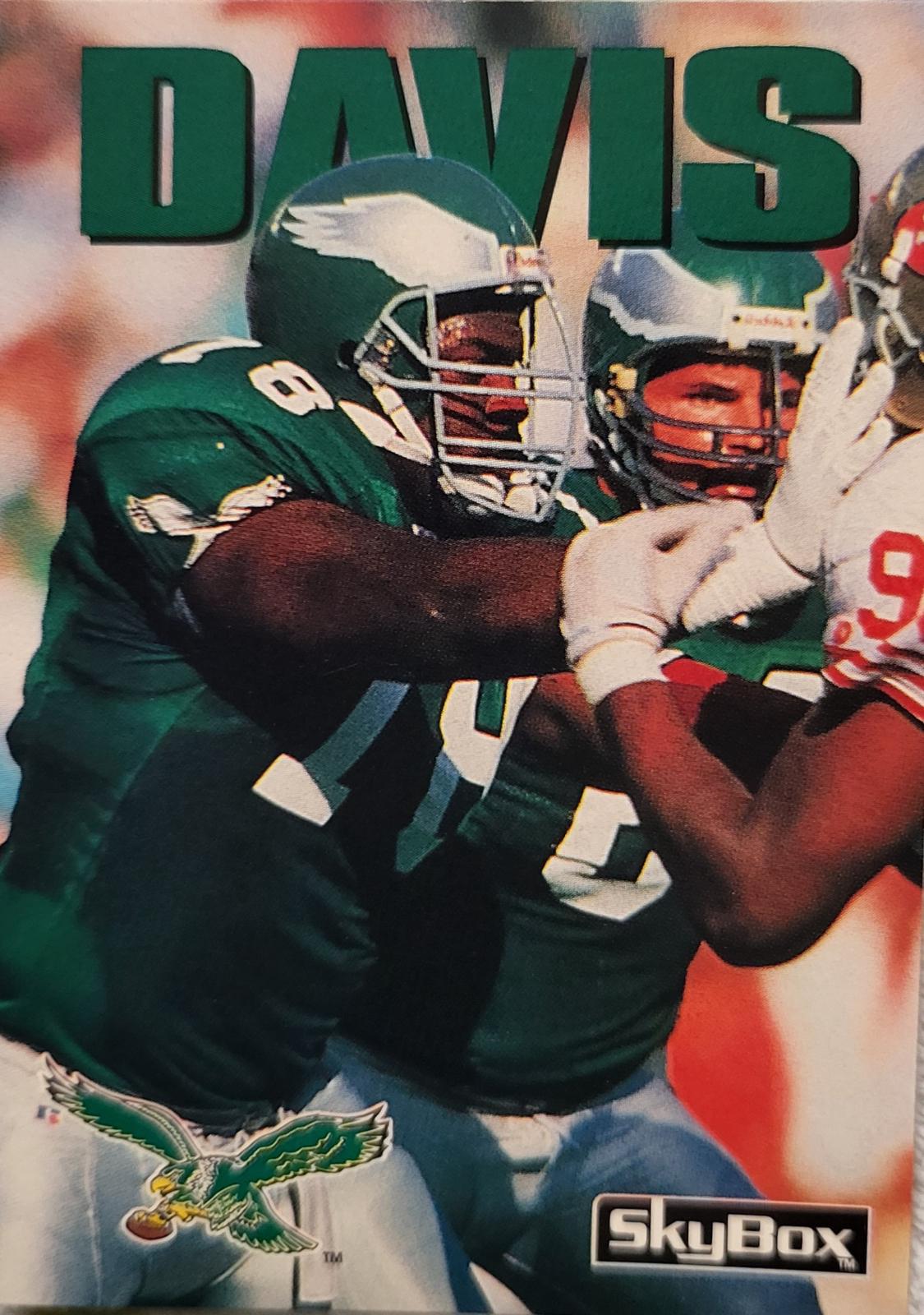 Antone Davis #37 Football Cards 1992 Skybox Impact
